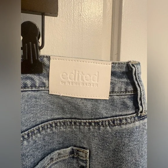 Edited by Remi Bader Women's Utility Mini Denim Skirt - Picture 4 of 9